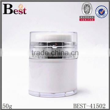 50g White Airless Cream Pump Jar photo-2