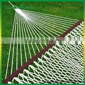 Patio Yard Portable Camping Hollow Soft Cotton Rope Hammock photo-3