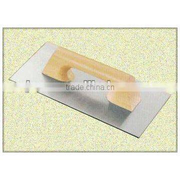 wooden handle stainless steel plastering trowel