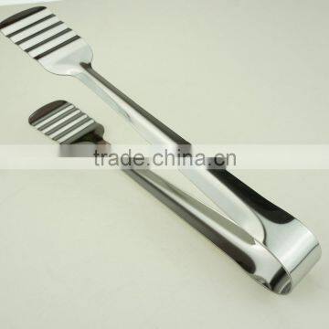 39052 Stainless Steel Kitchen Tongs BBQ Grill Food Salad Tongs Ice Tongs photo-3
