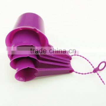 47064 Set of 5 Pcs Plastic Kitchen Baking Measuring Measure Spoon Cup Set NEW photo-2