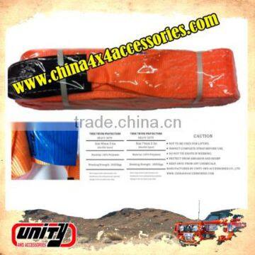 made in China 4x4/4wd/off road tree truck protector strap(4m*75mm*8000kg), recovery kit