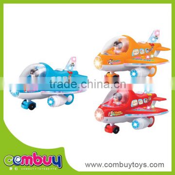 Best selling children play cartoon set battery operated toy plane