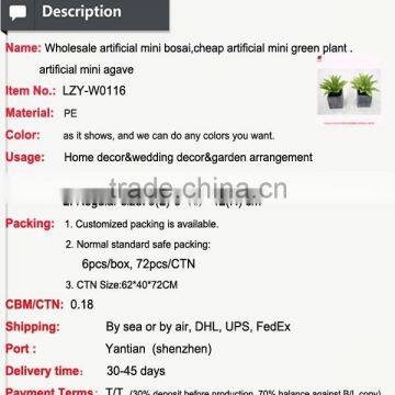 High Quality Wholesale Artificial Mini Succulents Small Artificial Plant photo-4