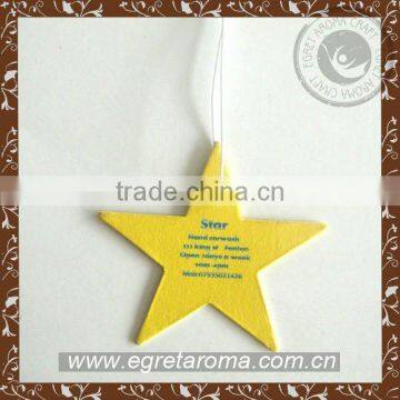 Promotion star shape auto air freshener