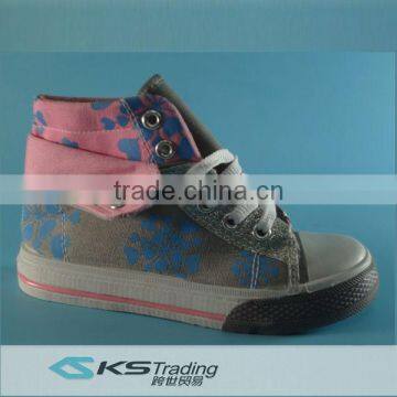 Fashion textile injection shoes for girls in 2014