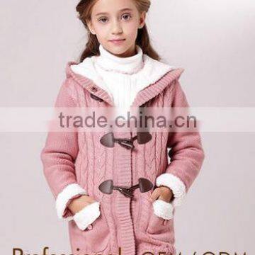 2015 New blue Knit Cardigan Cotton Warm Baby Girl Sweater