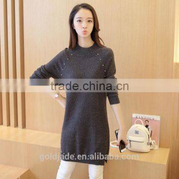 Latest Sweater Designs for Girls 100% Cashmere Wool Womens Sweater photo-4