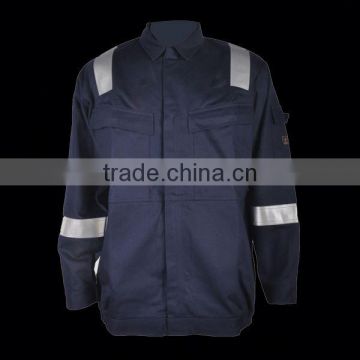 cotton welding jacket with refective strip for workman