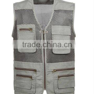 Hi-Q uniform workwear customized mesh vest waistcoats