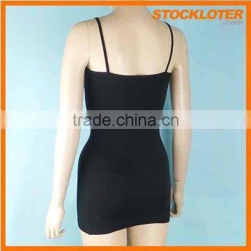 Overstock ladies black cotton camisole dress