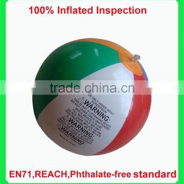 HIgh quality inflatable beach ball for promotion