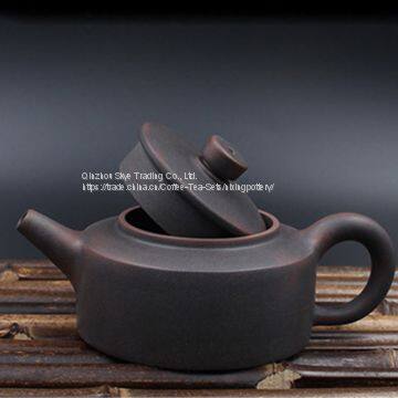 Purple Clay Teapots Nixing Pottery Zhou Pan Pure Handmade 150ml Teapot photo-3