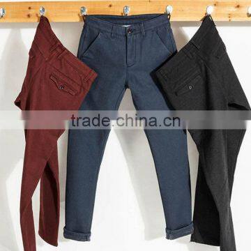MSW0039 men's casual pants thickened worsted pants high-end pants