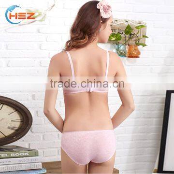HSZ-2256 Latest Fashion 2017 Ladies Cotton Sexy Fancy Bra Panty High Quality Women Lingerie Underwear Hot Girl Sexy Push Up Bra