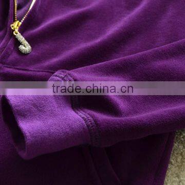 Custom Design Sports Training Set Woman Athletic Dress Women's Winter Velvet Sports Track Suit photo-4