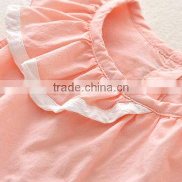 S33569W 2017 Fashion Baby Girls Clothing Cute White Lace Floral Ruffle Shirts photo-6