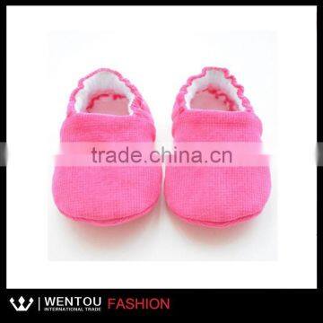 New Arrival Colorful Fabric Baby Crib Moccasins photo-2