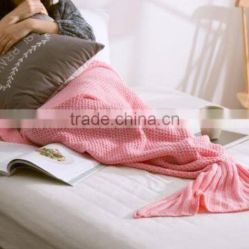 Mermaid Tail Blanket Crochet and Mermaid Blanket for Adult and Kid Sleeping Bag photo-5