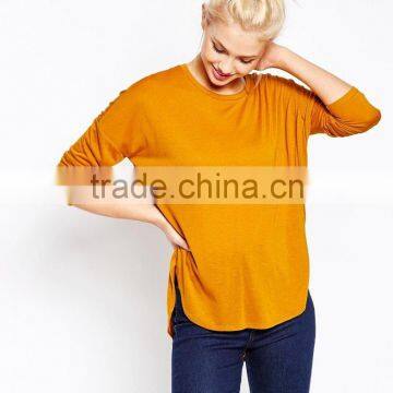 European Style Fashion Personal Custom Long Sleeve T-shirt for Lady photo-3