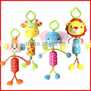 China Supplier Animal Bed Bell Pull String Musical Baby Plush Toy H168001 photo-5