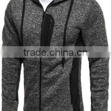 Men's Zipper-up Luxury Wholesale Hoodies With Patch photo-2