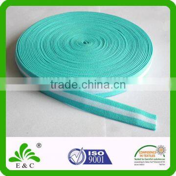 Custom stripy woven elastic band for sportwear