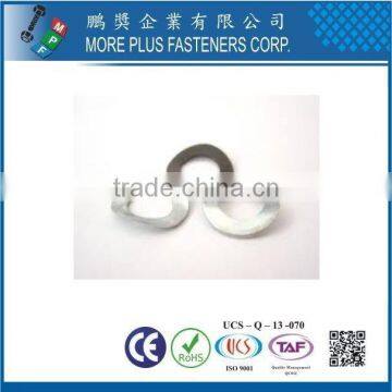 Taiwan Stainless Steel 18-8 Copper Brass Aluminum Curved Washer Curved Spring Washers Custom Curved Washers photo-5