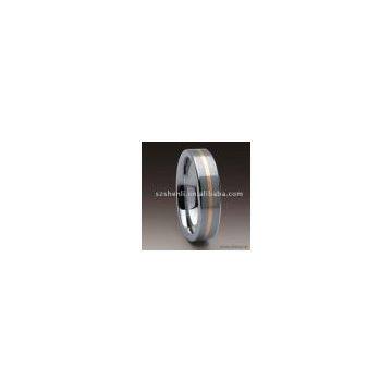 Sell Tungsten Ring Gold Inlay