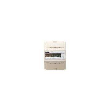 Electric multirate DIN RAIL KWH meter , Smart watt hour meter 5A / 10A