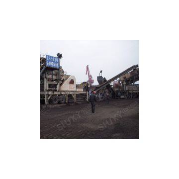 China supplier of mobile track jaw crusher