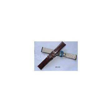 Water-proof Nubuck Lining Leather Watch Wristbands, Custom Watch Strap With Butterfly Buckle