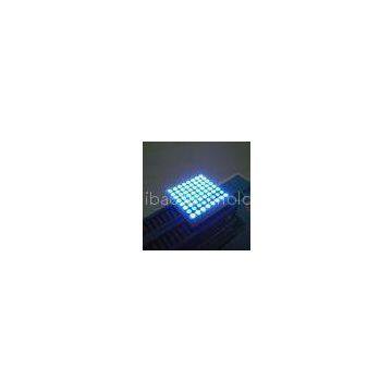 0.8 Inch Info Blue 8 x 8 Dot Matrix LED Display / Message Board High Brightness