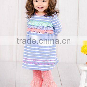 Popular Design Fox Embroidery Wholesale Wear Clothes Sets Boutique Clothing photo-2