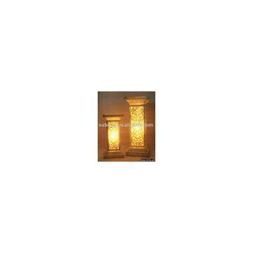 sandstone column garden decoration