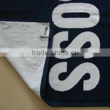 Larger Size and Thicker Weight, 2 Color Jacquard Terry Beach Towel photo-3