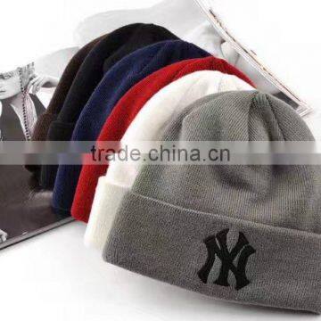 Hot Sale 100% Acrylic Custom Winter Cc beanie wholesale Beanie Hat