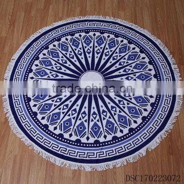 Wholesale watermelon shaped itsa turkish printed circle circular custom round beach towel