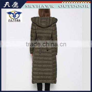 Hot Sale Cheap Price Dark Green Winter Women Down Jacket Manufacturer