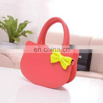 Hot China Products Wholesale Bow Knot PU Kids Handbag