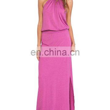 CHEFON Halter long cheap dresses