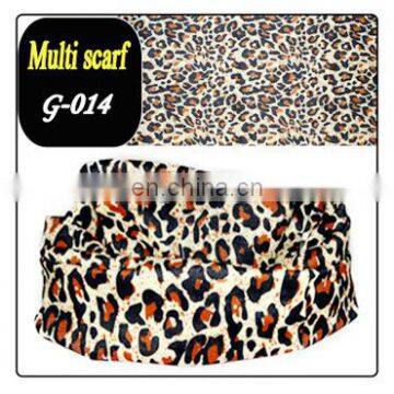 Leopard Tube Elastic Seamless Bandana FGB-0204