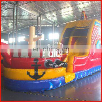 Inflatable slide, inflatable pirate ship slide,inflatable double lane slide for kids