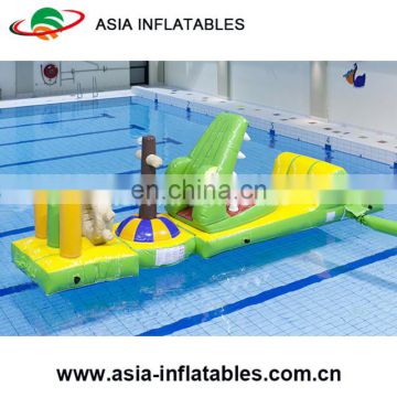 New Giant Crocodile Inflatable Water Games Aqua Run For Sale