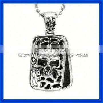 2014 Men's Special Design China Gothic Stainless Steel Winged skull Pendant