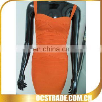 orange hater fat evening dress