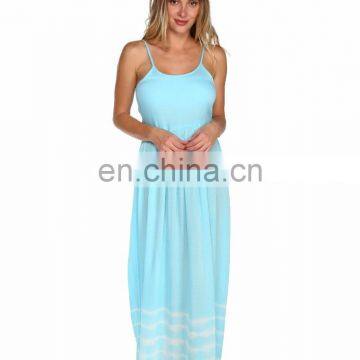 Summer's Exclusive Fashionable Girls Wear Long Spaghetti Strap Dress