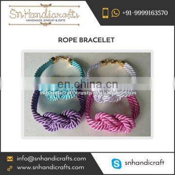 Wide Collection of Unique Design Silk Rope Bracelet for Sale