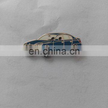 hard enamel car badge made of zinc alloy with silver plating