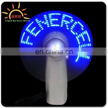 LED Flashing Message Fan Light Up Name Mini Fan Wholesale